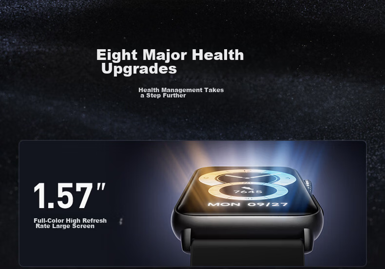Dido Blood Pressure Wristband Health Monitor Blood Glucose ECG Uric Acid Meter Bluetooth Call for Men and Women Home Use 3