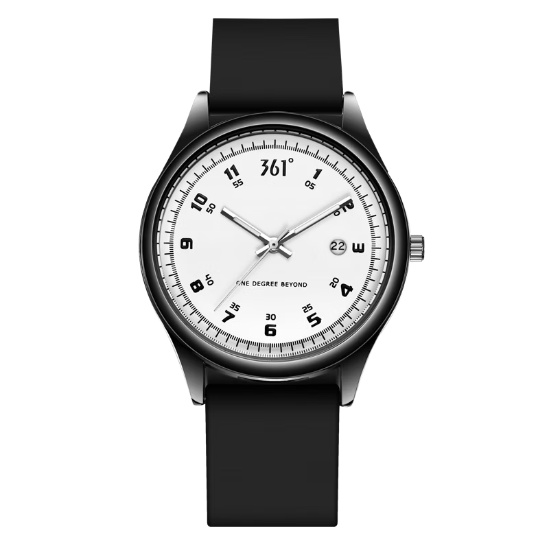 361° Classic Retro Fashion Simple Versatile Campus Sports Style Luminous Waterproof Quartz Watch for CET-4 and CET-6 Final Exams