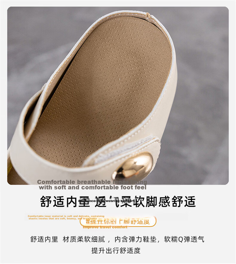 CARTELO Women's Woven Sandals Summer New Breathable Slip-On Closed-Toe Birkenstock Style Shoes 1777 Beige Size 36 6