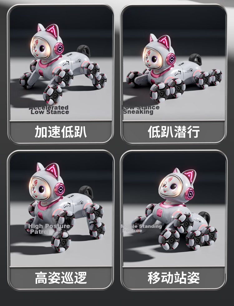 AoZhiJia Doraemon Smart AI Robot Remote Control Car Robot Dog Kids Toy for Boys and Girls Ages 3-6 Birthday Gift 5