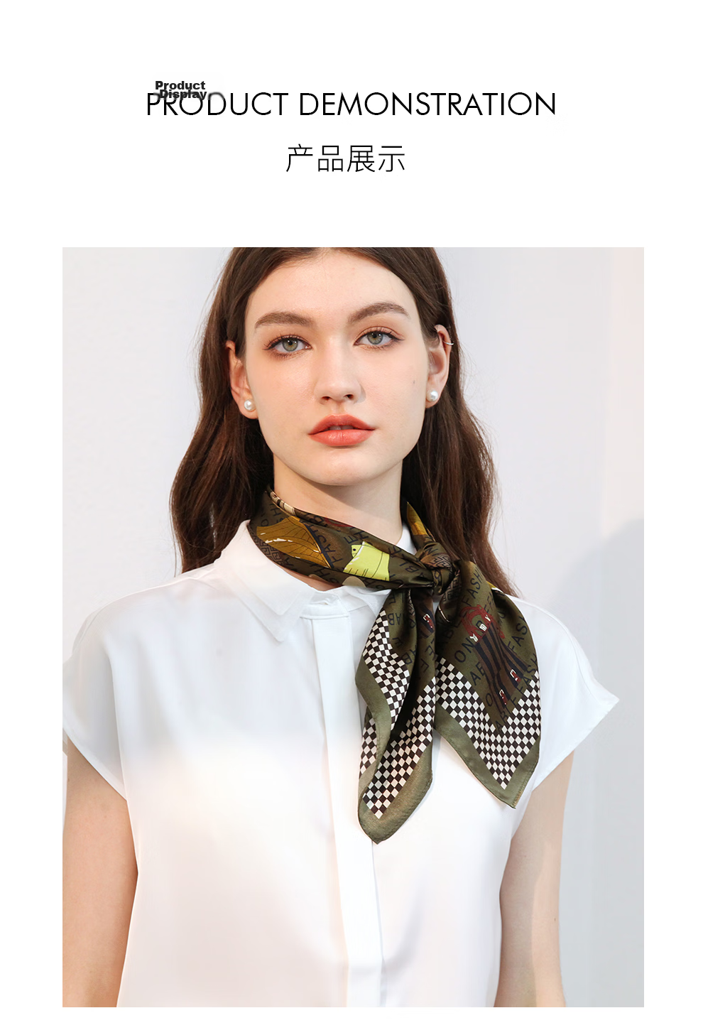 Hangsilu Silk Scarf for Women, Square Scarf, Lightweight Mulberry Silk Neck Scarf, Birthday And Holiday Gift for Mom, Teacher, Or Friends 6