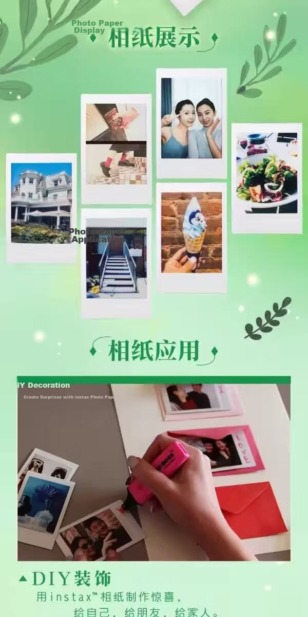 FUJIFILM Instax Mini Flower Instant Film 10 Sheets (Compatible with Mini SE/12/40/41/90/99/EVO, etc.) 2