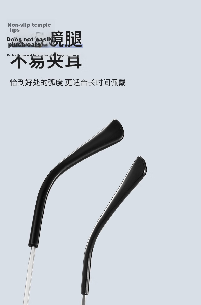 Colore.in Multifocal Reading Glasses Blue Light Blocking Unisex Semi-Rimless Auto-Focus Presbyopia Glasses Imported JD Self-Operated Authentic 11
