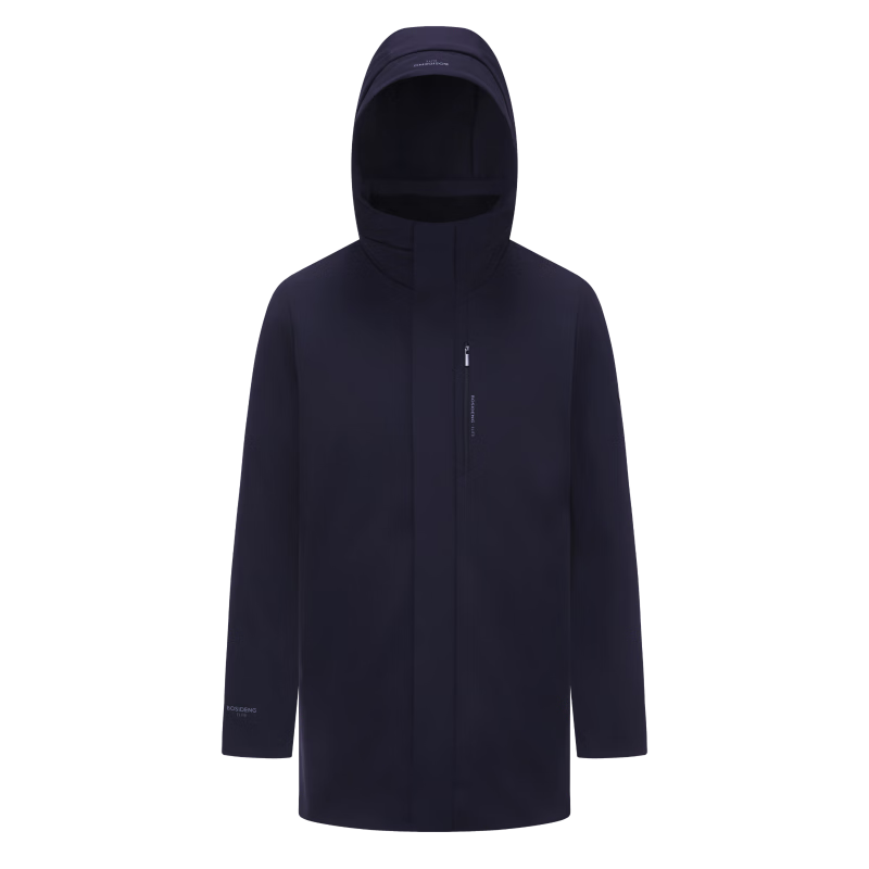 BOSIDENG 25-Year Winter Men's Thickened Hooded Loose Mid-Length Business Versatile Mall-Style Down Jacket
