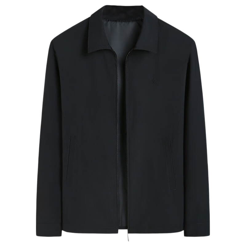 TUCANO Men's Business Casual Executive Jacket Versatile Comfortable Classic Fashion Lapel Coat Black 3XL