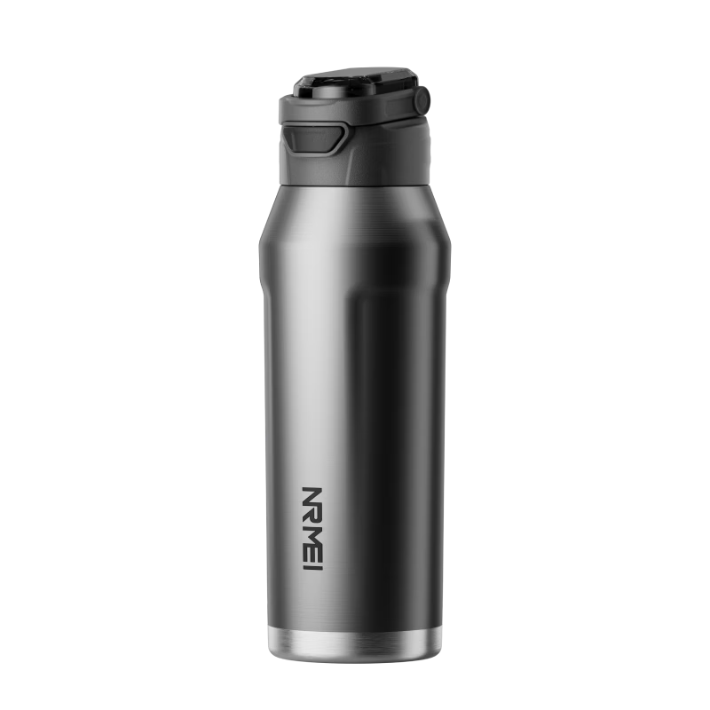ERM Insulated Large Capacity 316 Stainless Steel Men's Water Bottle Portable High-Value 2026 New Student Straw Cup