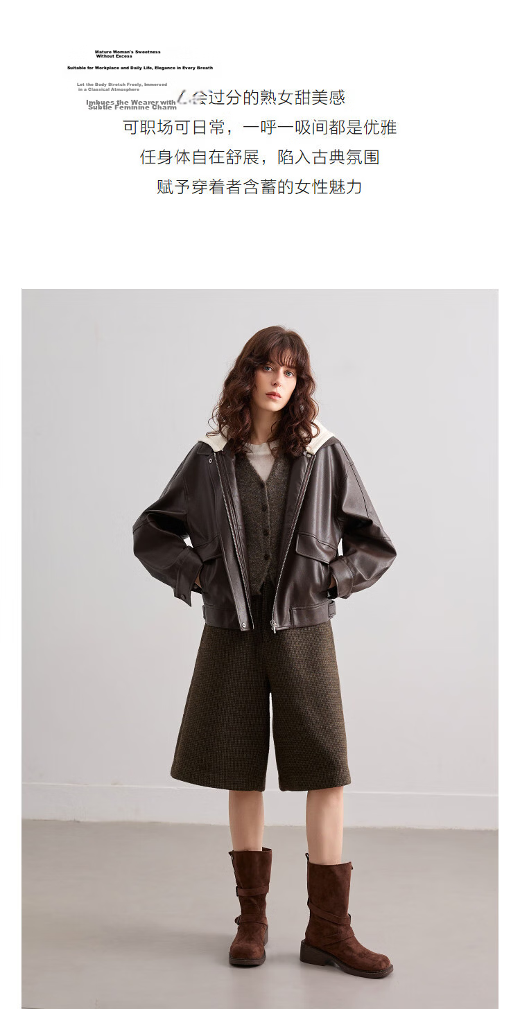 Demana Time Narrative Spring Fashion Detachable Colorblock Hooded Loose Slimming Concealment Jacket for Women High-End Feel 5