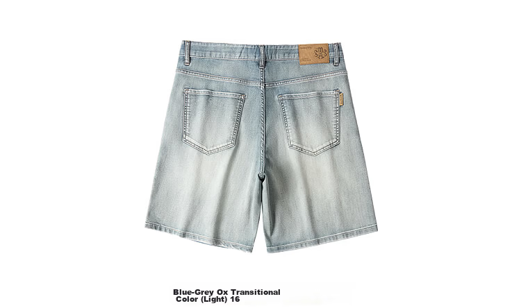HLA Hailan Home Men's Denim Shorts 26 Summer SPRINTING SMILE Five-Pocket Pants Men 8