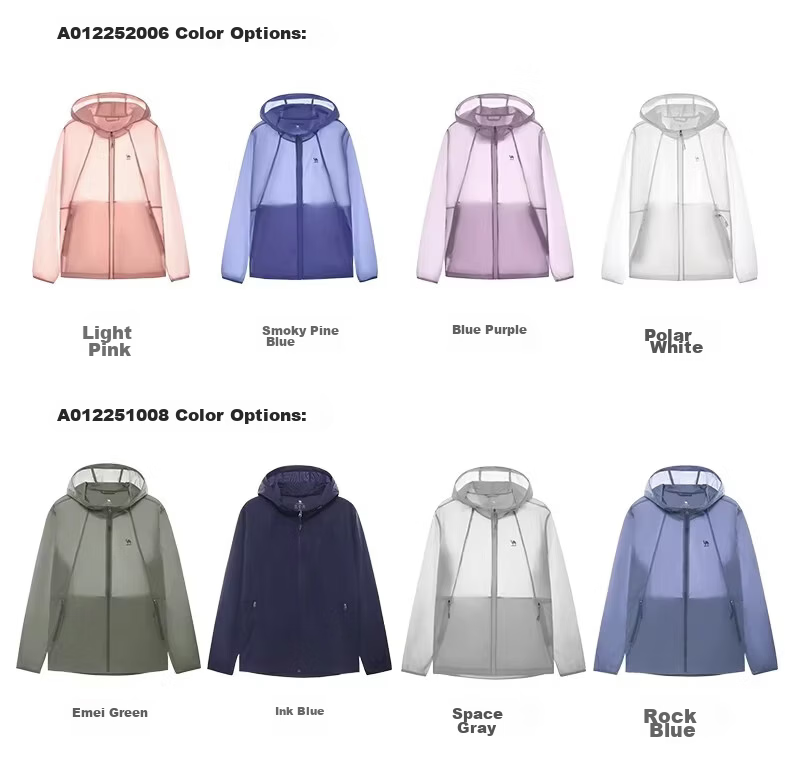 Camel Women's Zero-Feel Outdoor Sun Protection Cycling Summer Jacket UV Protection Couple Ice Silk Skin Jacket 19
