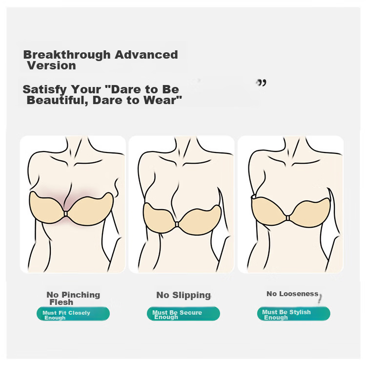 Bingxue Kapok Ultra-Thin Mango Cup Breast Lift Adhesive Bra Invisible No-Wire Push-Up Bra for Women Wedding Dress Nipple Covers Summer 4