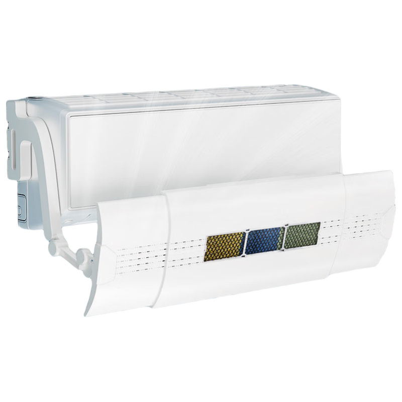 Yeebarle No-Drill Air Conditioner Wind Deflector, Anti-Direct Blowing Wall-Mounted Air Conditioner Shield, Maternity Postpartum Windproof Cover, Zunyu 5501