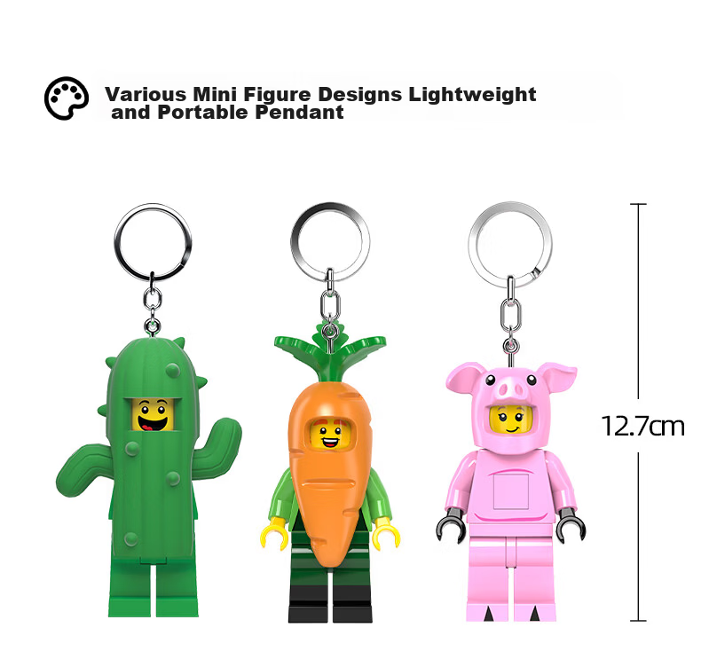 LEGO Red Dragon Glow Keychain Boys Girls Toy Birthday Gift 10