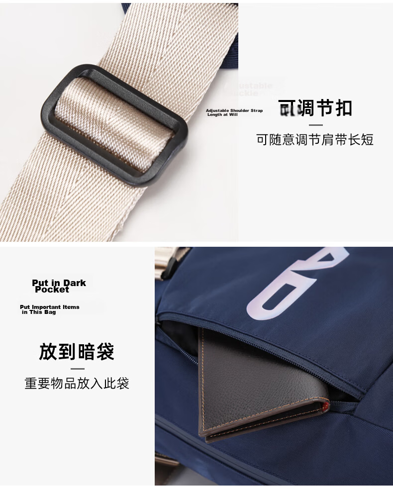 HEAD Badminton Bag Wet and Dry Separation Travel Bag Men's Handheld Sports Bag Fitness Bag Luggage Bag Women's Swimming Bag 23