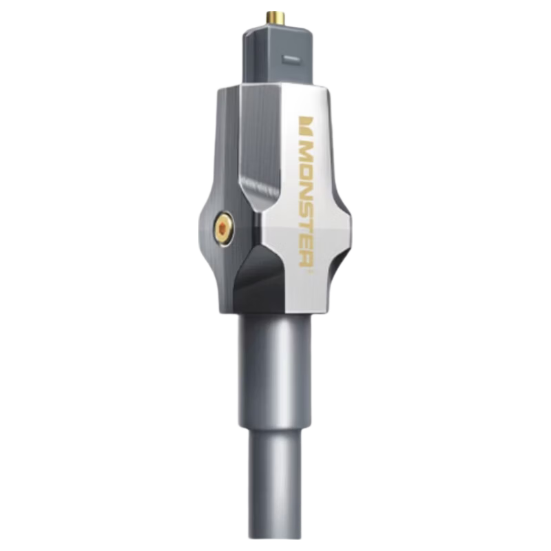 Monster High-End Gold-Plated Digital Optical Audio Cable Speaker Cable Square-to-Square TV DVD Amplifier Projector Home Theater Connection Cable M1000 1.5m
