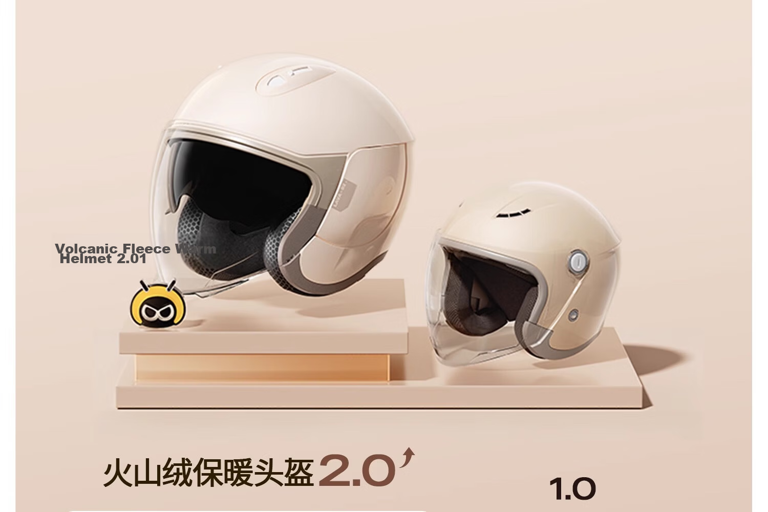 Two Little Bees New National Standard 3C Certified Electric Motorcycle Warm Helmet Class A Unisex Autumn Winter Four Seasons Universal Sun Protection Dual Visor 3/4 Helmet TK18 Removable Liner Safety  8