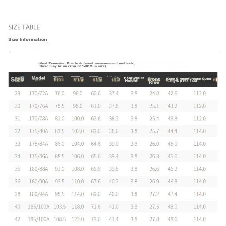 Goldlion Thermal Autumn Winter Warm Slim Fit Business Formal Trousers Men's Dark Blue 34 6