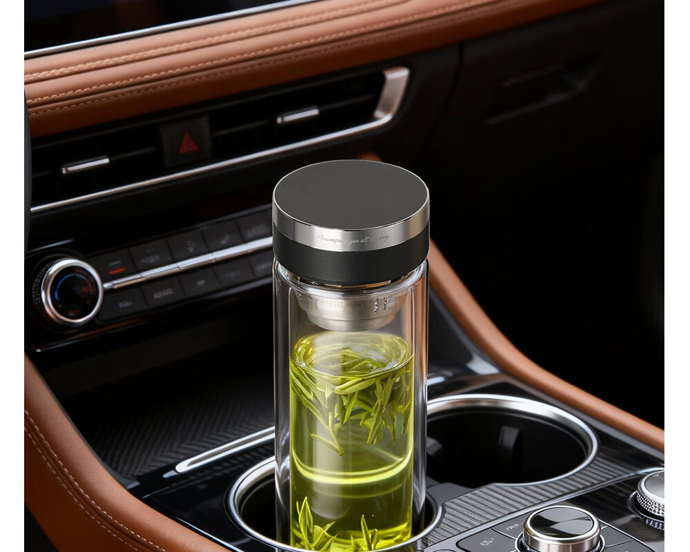 Fuguang Glass Water Cup Large Capacity High Temperature Resistant Tea Separation High Aesthetic Tea Brewing Cup Gift for Men and Women 27