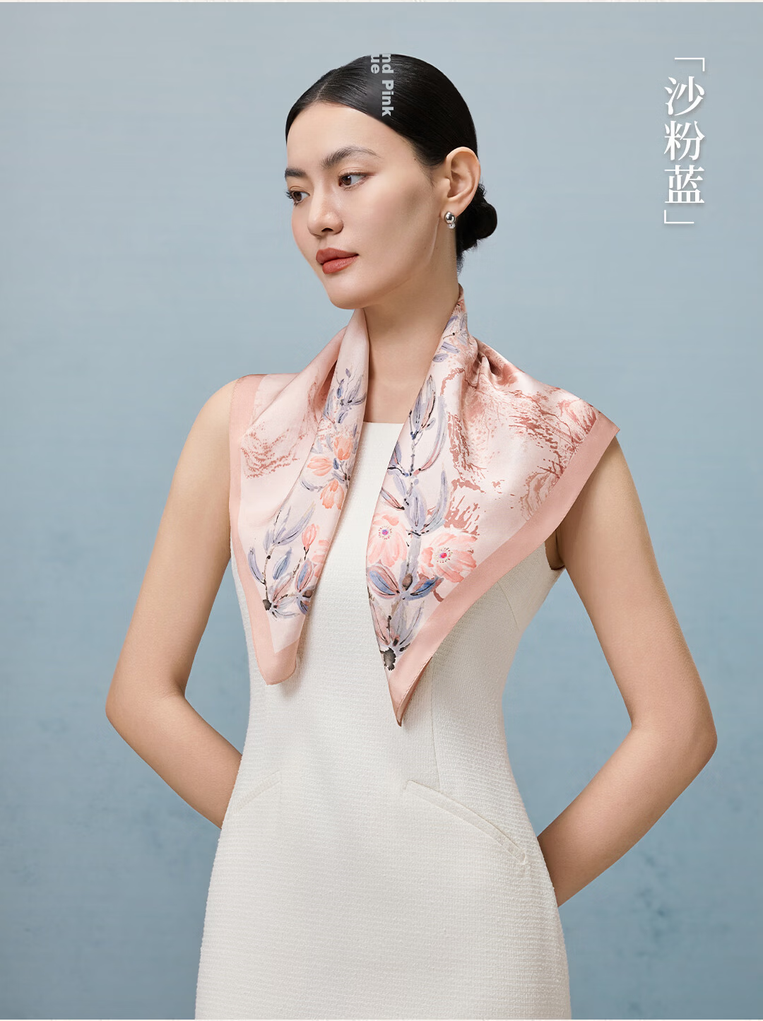 Shanghai Story 100% Mulberry Silk Scarf Square Shawl for Women Gift for Elders Mom Birthday Girlfriend 7