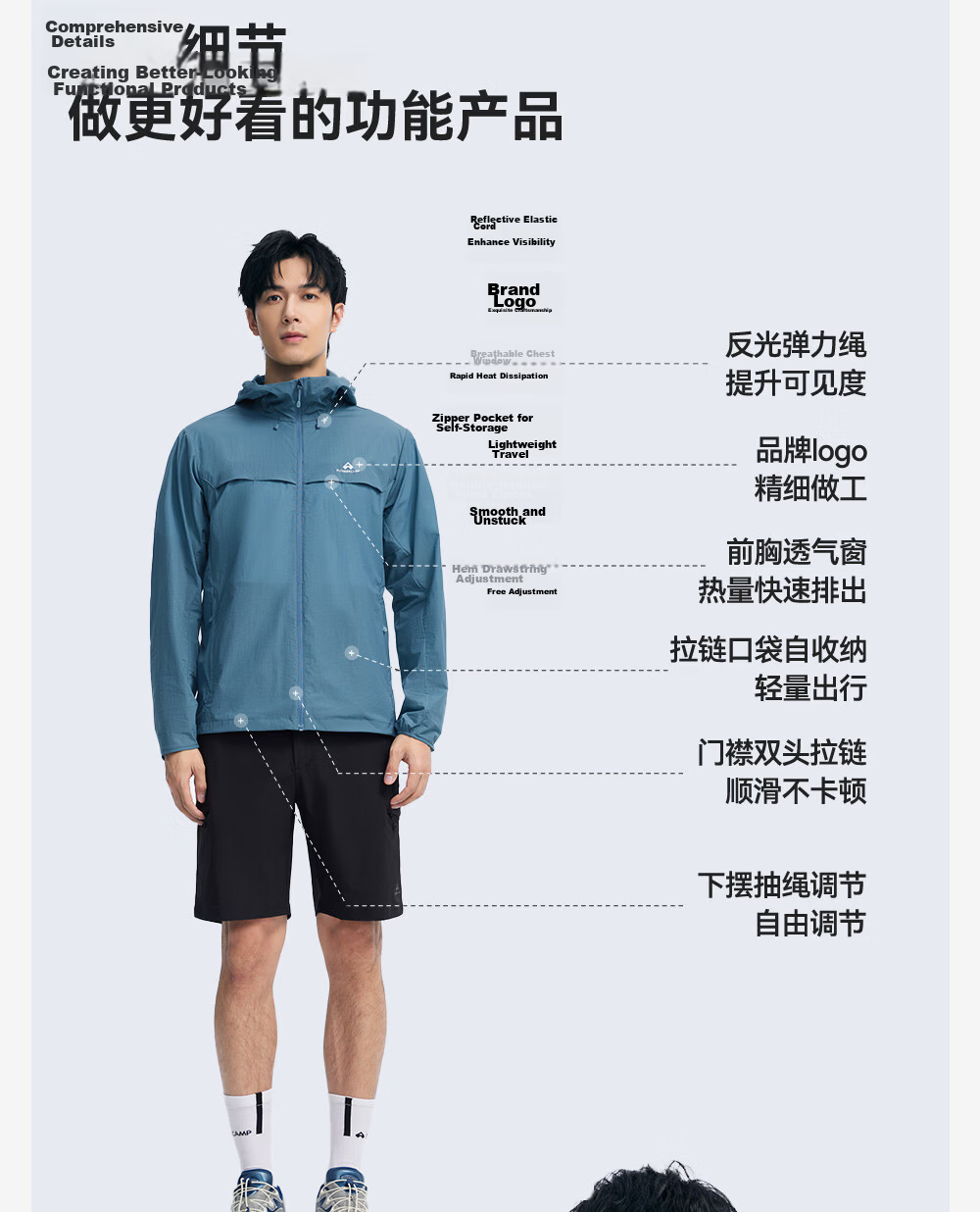 Toread Lin Gengxin Edition Suzaku UV Protection Jacket Men Women Summer Lightweight Outdoor Hiking Fishing Sun Protection Coat 4