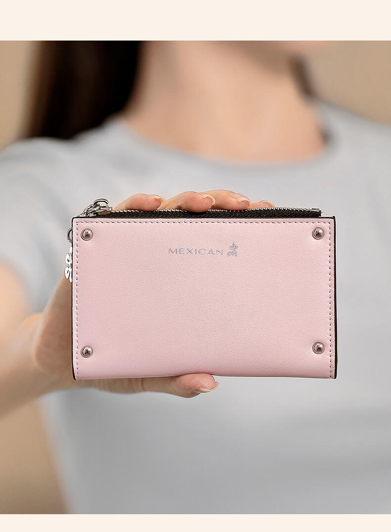 MEXICAN Women's Wallet 2026 New Short Coin Purse Card Holder Money Clip Birthday Qixi Valentine's Day Gift for Girlfriend 11