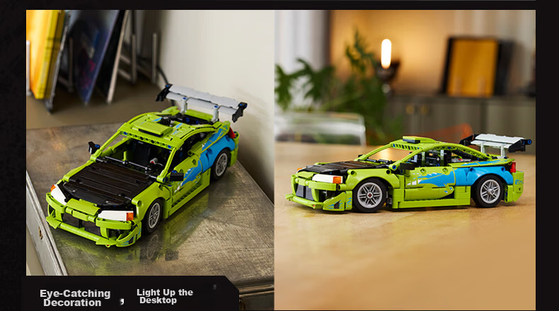 LEGO Building Blocks Mechanical Set 42229 Mitsubishi Eclipse Race Car Kids Boys Girls Toy Birthday Gift Home Decor 10