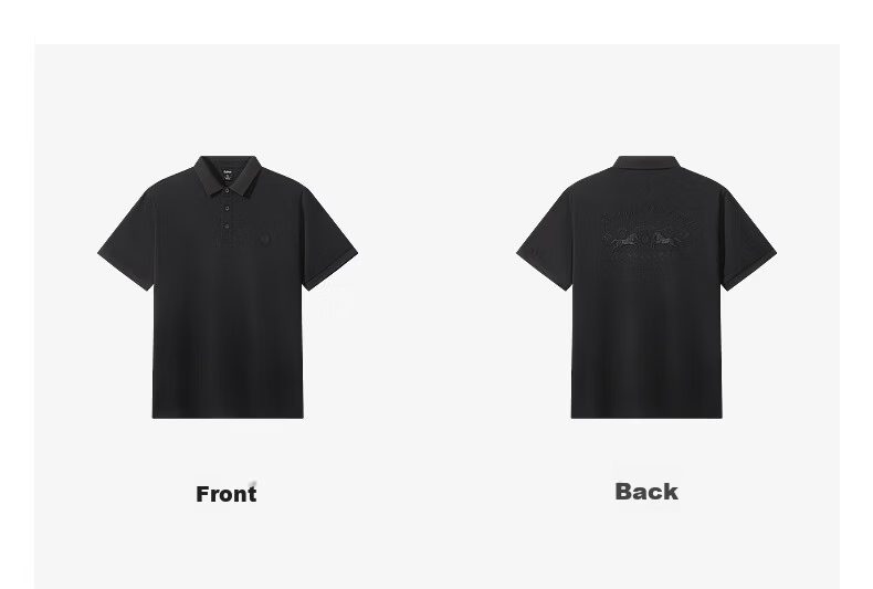 CABBEEN Ice Oxygen Cool Bead Polo Shirt Men Water-Soluble Embroidered Galloping Horse Totem 2026 Spring Summer Short Sleeve Breathable Polo Shirt 21