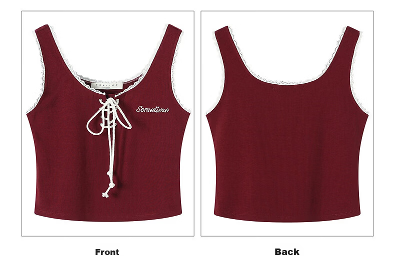 TonLion 2026 Summer New Women's Vest Unique Beautiful Design Sleeveless Top for Inner and Outer Wear 19