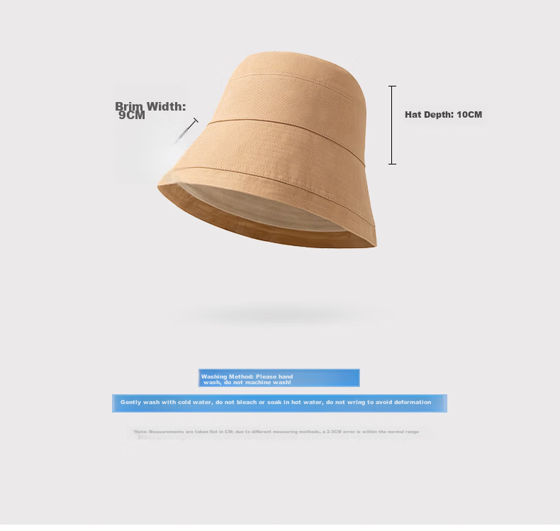 QUEEN.EASY Women's Fisherman Hat Sun Protection Summer Outdoor Beach Compact Versatile Face-Shielding Bucket Hat Sun Hat 18