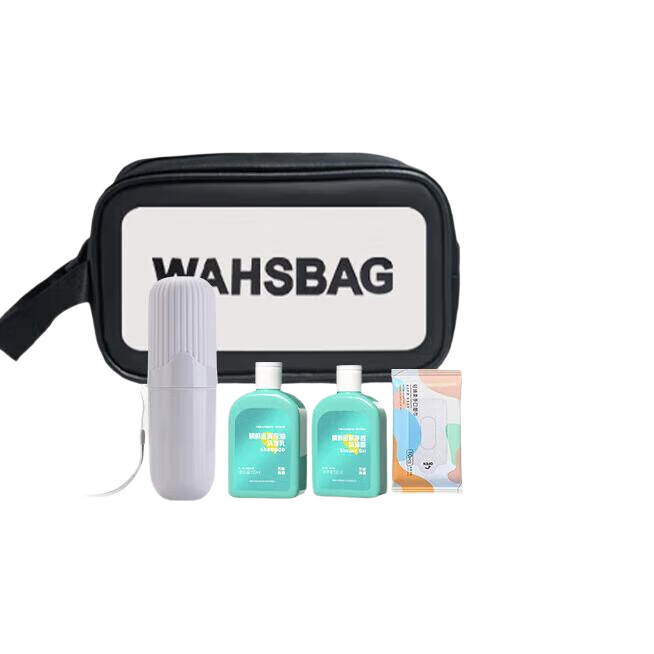 NOLANSEND Travel Toiletry Set, Toiletry Bag for Men And Women, Shampoo And Shower Gel Set, Essential Travel Items, Ten-Piece Set