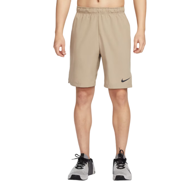 NIKE Men's 9-Inch Knee-Length Sports Shorts Summer Breathable Quick-Dry DM6618-247 Khaki L
