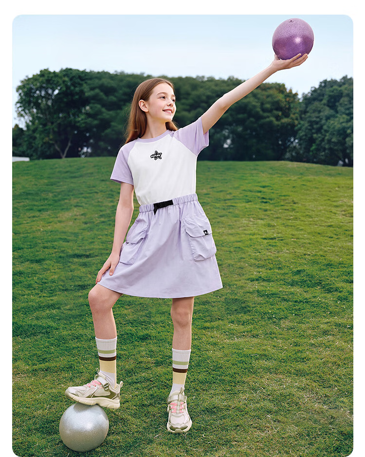 Balabala Girls Dress Children's Summer Cool Dress 2025 Mall Same Style 20