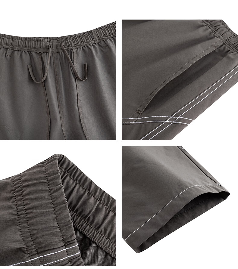 Anta Mountain Shell Pants | Earth Shell 3.0 Water-Repellent Warm Fleece Men's Woven Durable Outdoor Sports Pants 12