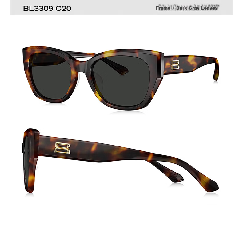 BOLON Bolon Eyewear 26 New Ding Yuxi Cat Eye Trendy Polarized Sunglasses for Women and Men BL3309A13 32