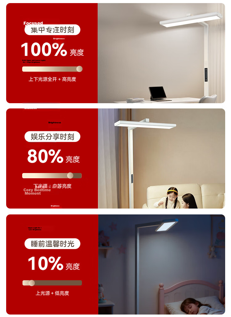 Foshan Lighting Street Lamp Eye Protection Lamp Puri Full Spectrum Floor Lamp Study Desk Lamp Dashiguang Air 100W 14