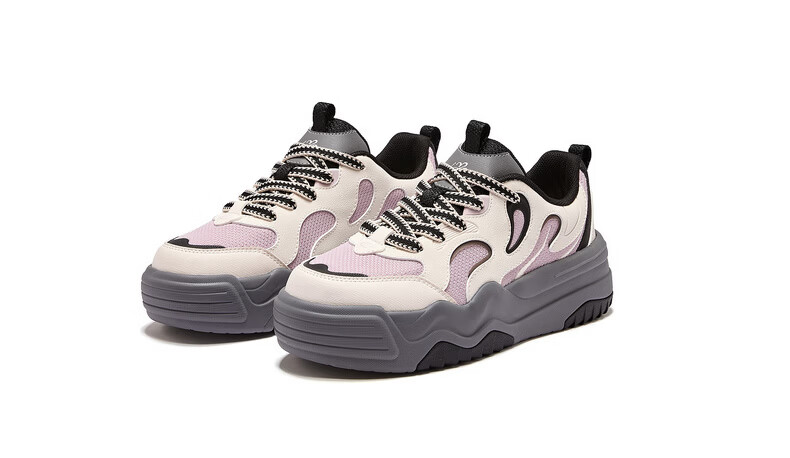 ERKE Women's Casual Sneakers Summer 2026 Breathable Versatile Sports Shoes | Youran 2 24