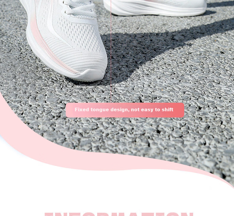 Warrior Women's Sports Shoes 2026 Summer New Breathable Soft Sole Casual Lightweight Running Shoes 1243 Pink Size 38 19
