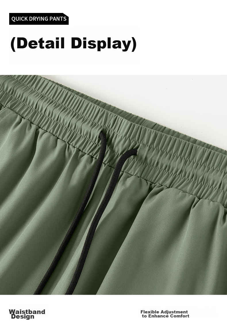 GENIOLAMODE Semir Group Ice Silk Shorts Summer Men's New Quick-Dry Breathable Cool Loose Sports Casual Five-Point Pants 21