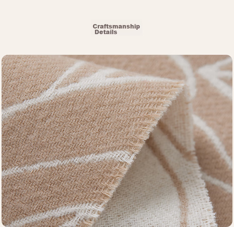 JIUMU Pure Wool Scarf for Women, Autumn And Winter Warm Shawl, Gift for Girls Or Mothers, Christmas Birthday Present, Gift Box Packaging 14
