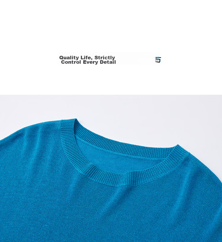 Demana [Linen Lyocell Blend] Spring Split Ribbon Colorblock Short Sleeve Slim Fit Women's Knit Sweater 12