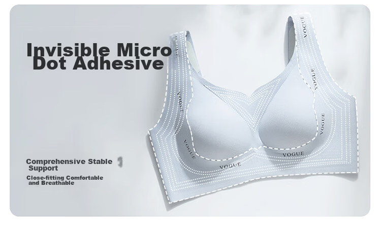 Modal Large Bust Minimizing Lift Bra for Women Summer Push-Up Side Support Wireless Seamless Plus Size Bra 11