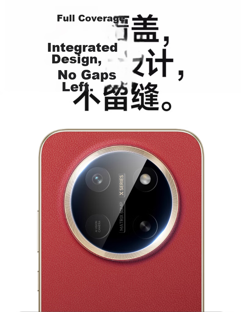 Langling AR Anti-Reflective Lens Protector for Honor X80 Pro Max Rear Camera HD Scratch-Resistant Tempered Glass Film 4