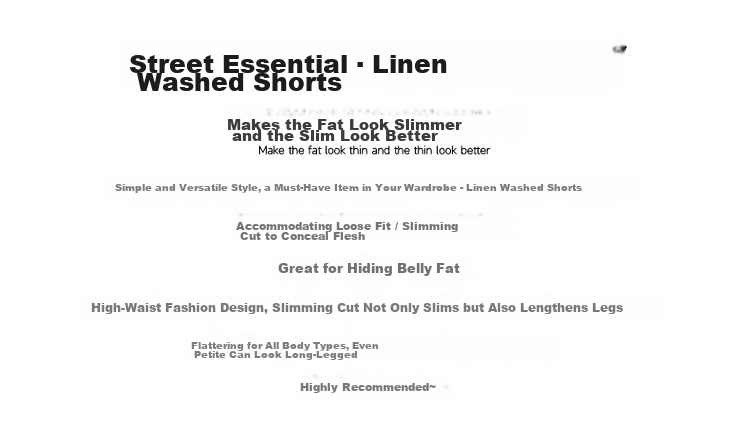 Jeanswest Women's Shorts 2026 Summer Lightweight Linen Loose Wide-Leg Sports Casual Hot Pants Oatmeal XL 3