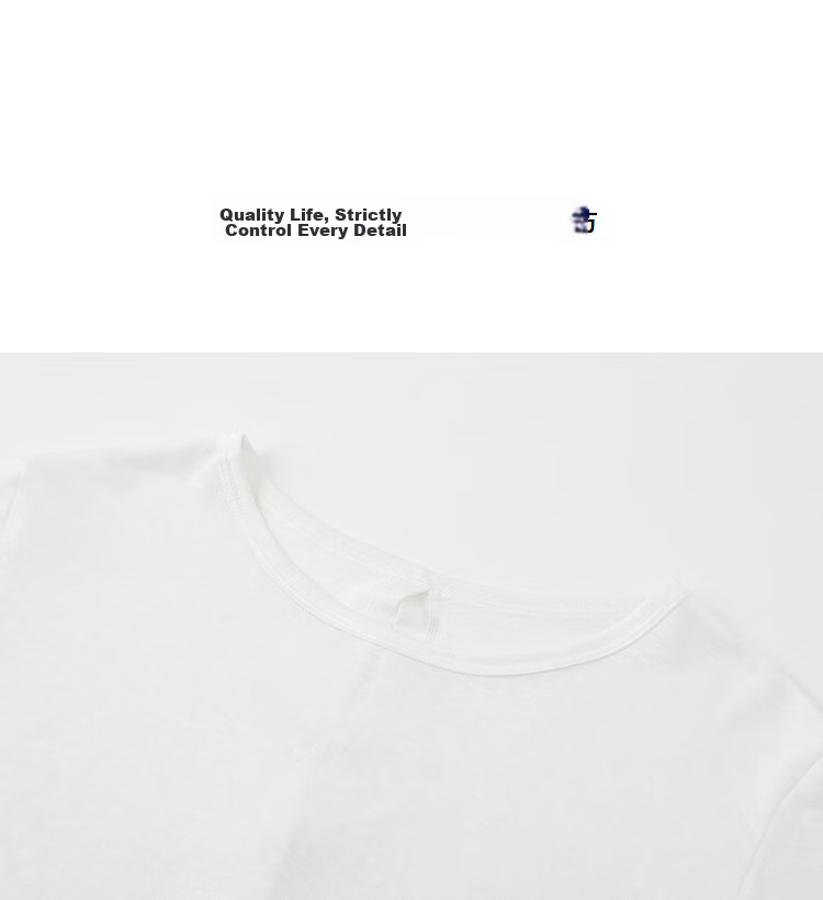 Demana Breathable Tencel Spring Elegant Round Neck Tie Back Slimming Conceal T-Shirt for Women Premium Feel 15