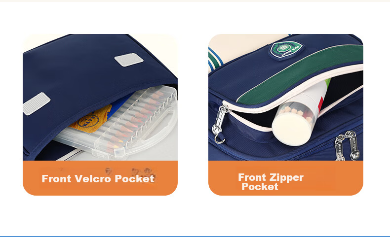Sunshine 8 O'clock Primary School Backpack Spine Protection Lightweight Boys Girls Grades 1-3-6 Waist Support Anti-Drop Ultra-Lightweight Kids Shoulder Bag 14