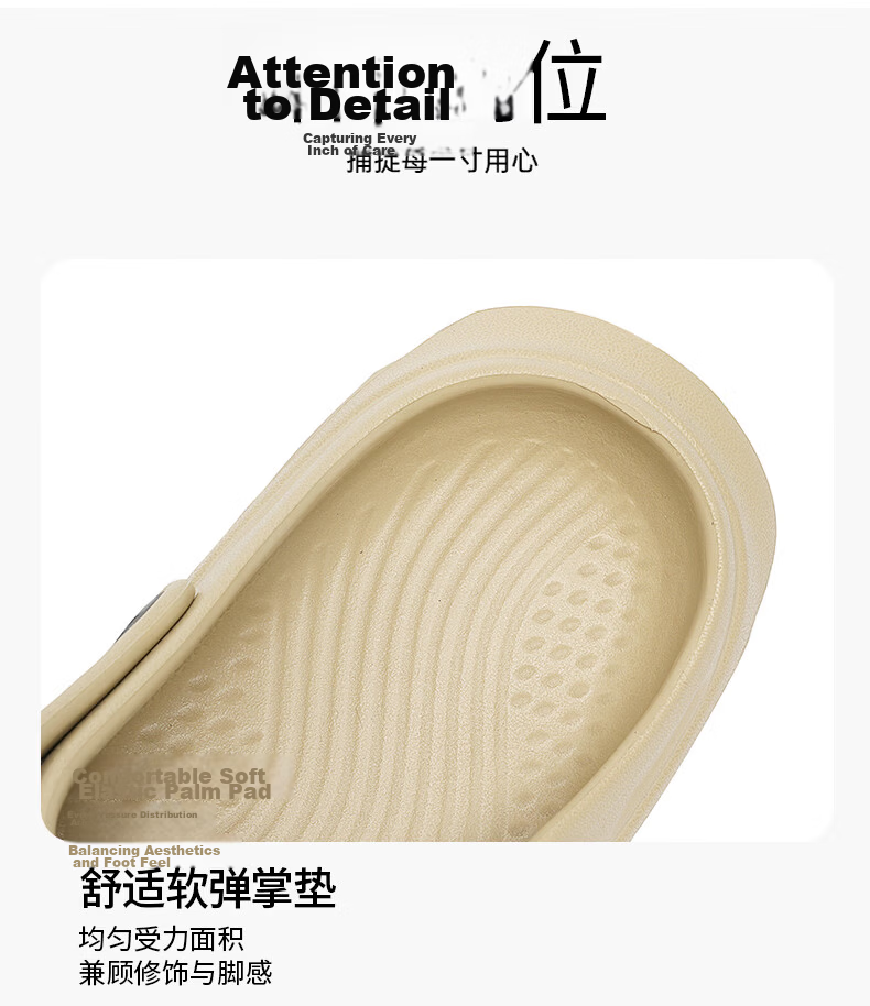 XTEP Men's Sport Sandals Casual Beach Slippers White Size 40-41 11