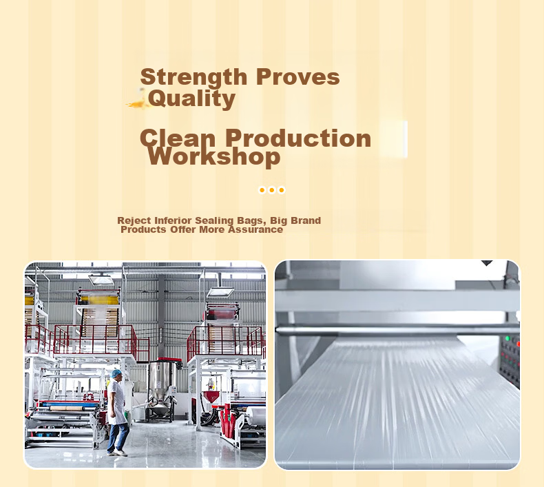 Chuida Huang Double-Strand Stand-Up Sealed Bags Household Fresh-Keeping Food Storage Bags Self-Sealing Small Size 40 Pieces 7
