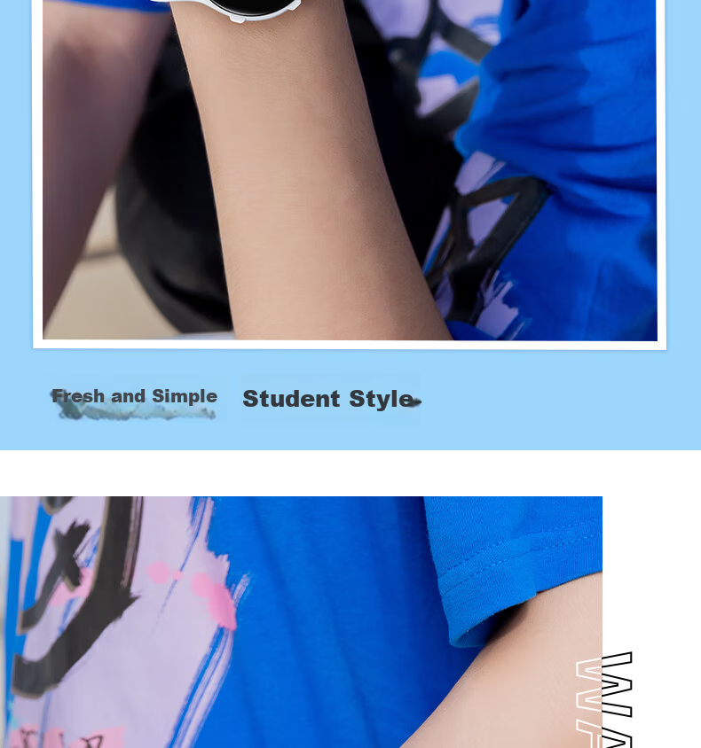 Koshi Student Watch Children's Girls Junior High Sports Multifunction Silent Vibration Alarm Electronic Watch Boys 15