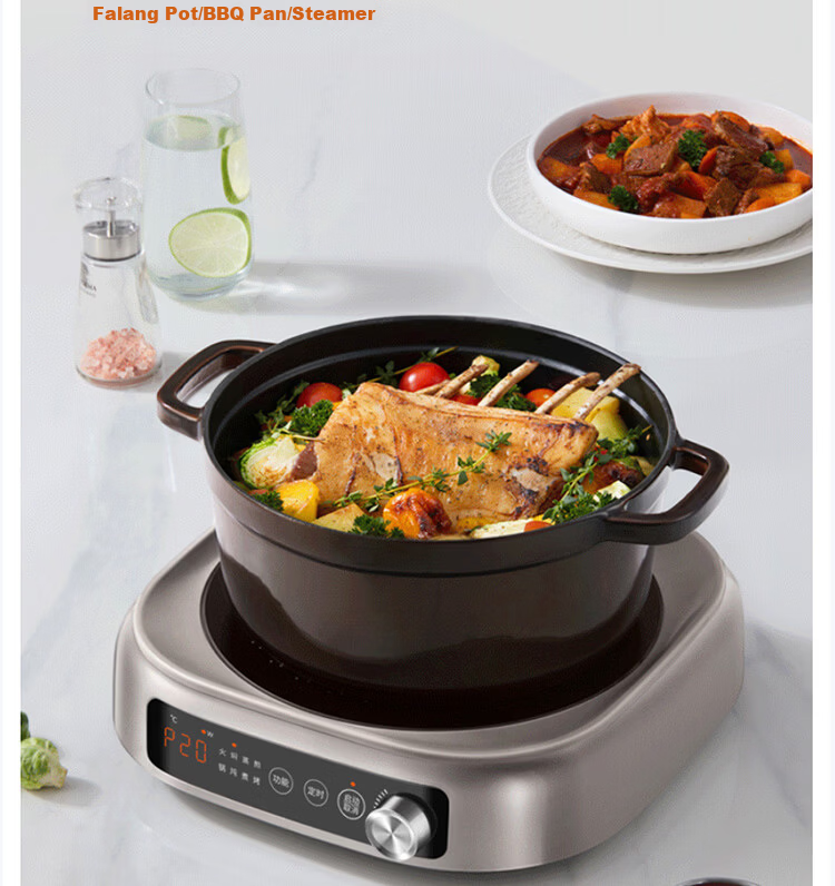Joyoung 6L Household Detachable Multi-Functional Electric Hot Pot Stainless Steel IH Electric Cooker HG60-GN12 21