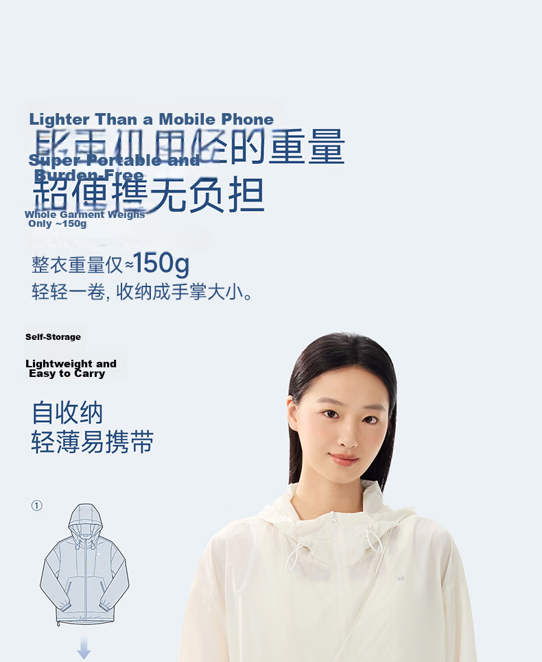 Moxun [Zhao Lusi Same Style] Mountain Style Sunscreen Jacket for Women UV Protection Breathable Cooling Coat 2026 New Model 17