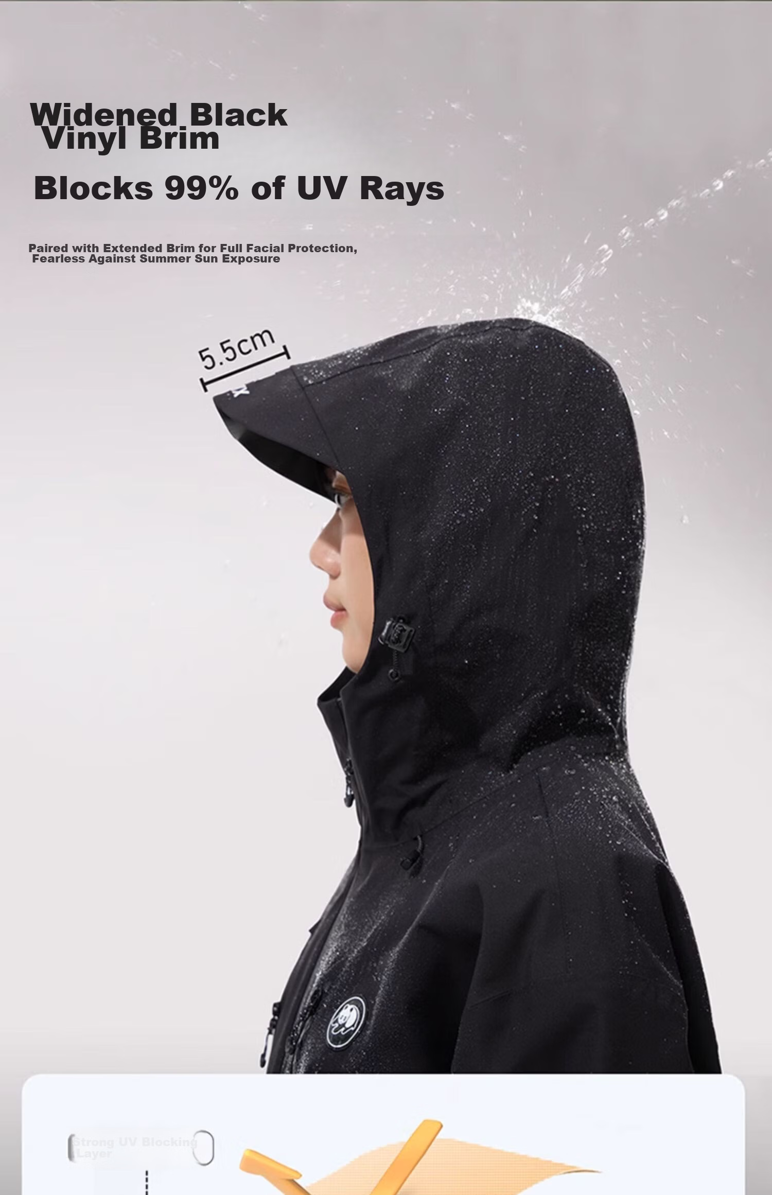 CAMEL Panda Series Unisex Single-Layer Softshell Jacket Waterproof Windproof Hard Shell Spring New Arrival 5